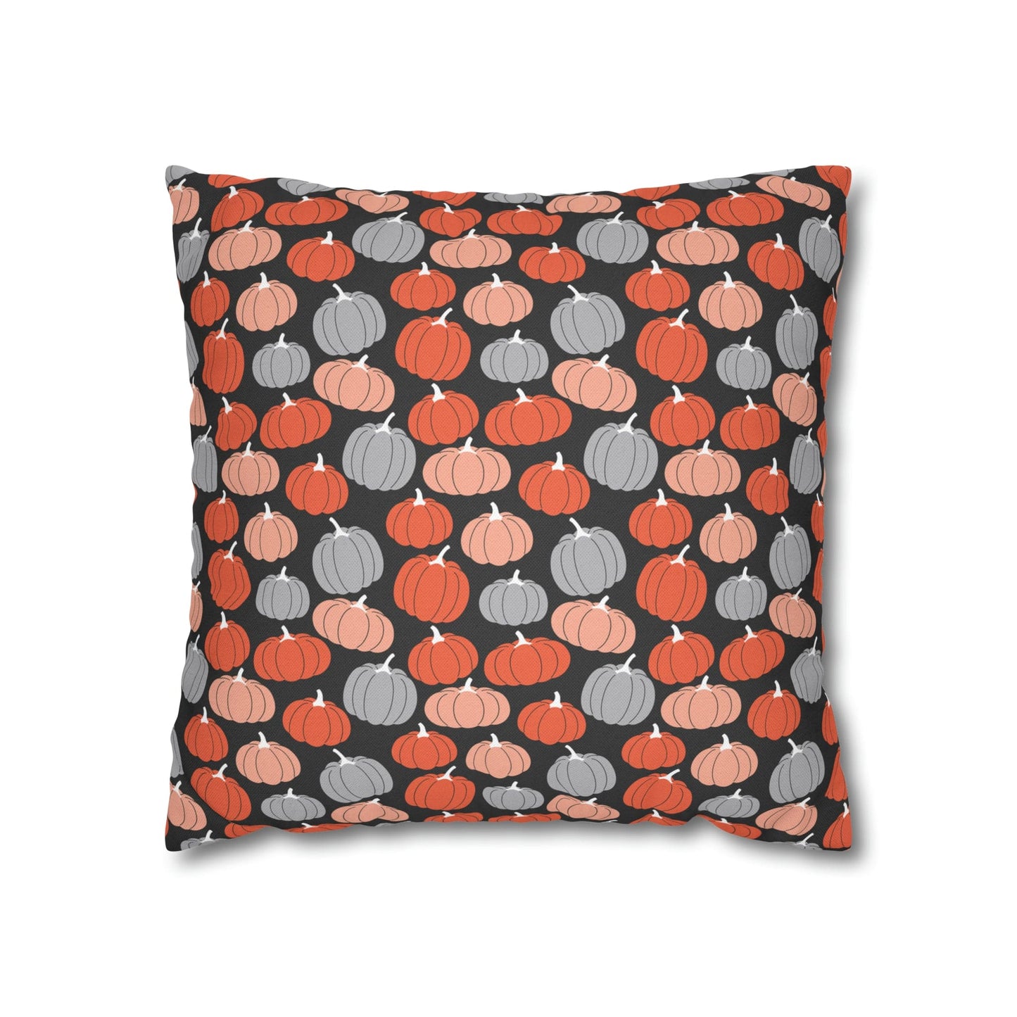 Pumpkins Square Pillow Case Throw Cover, Fall Accent Pillow - HolidayShoppingFinds