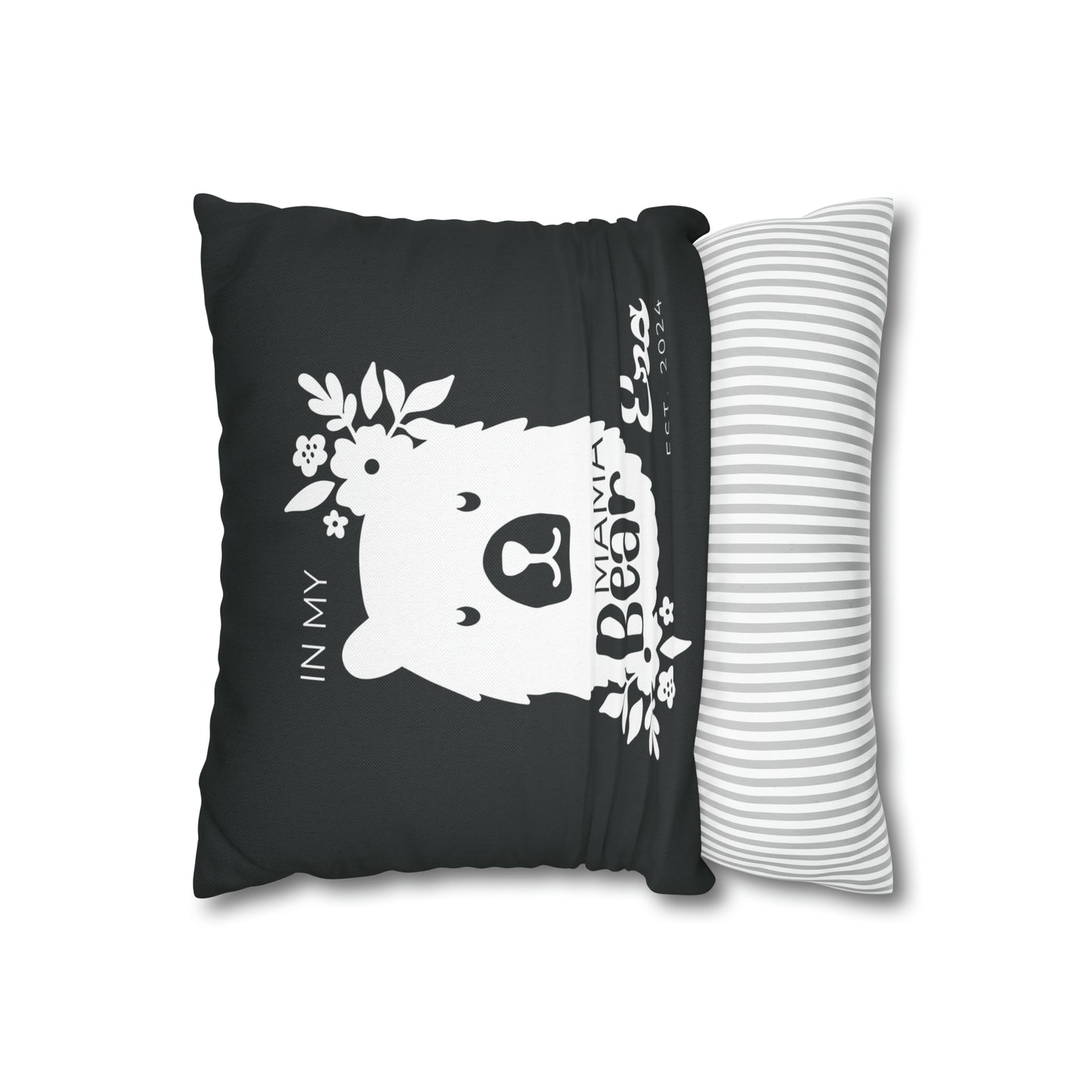 Personalized In My Mama Bear Era Pillowcase Gray, Gift For Mom - HolidayShoppingFinds