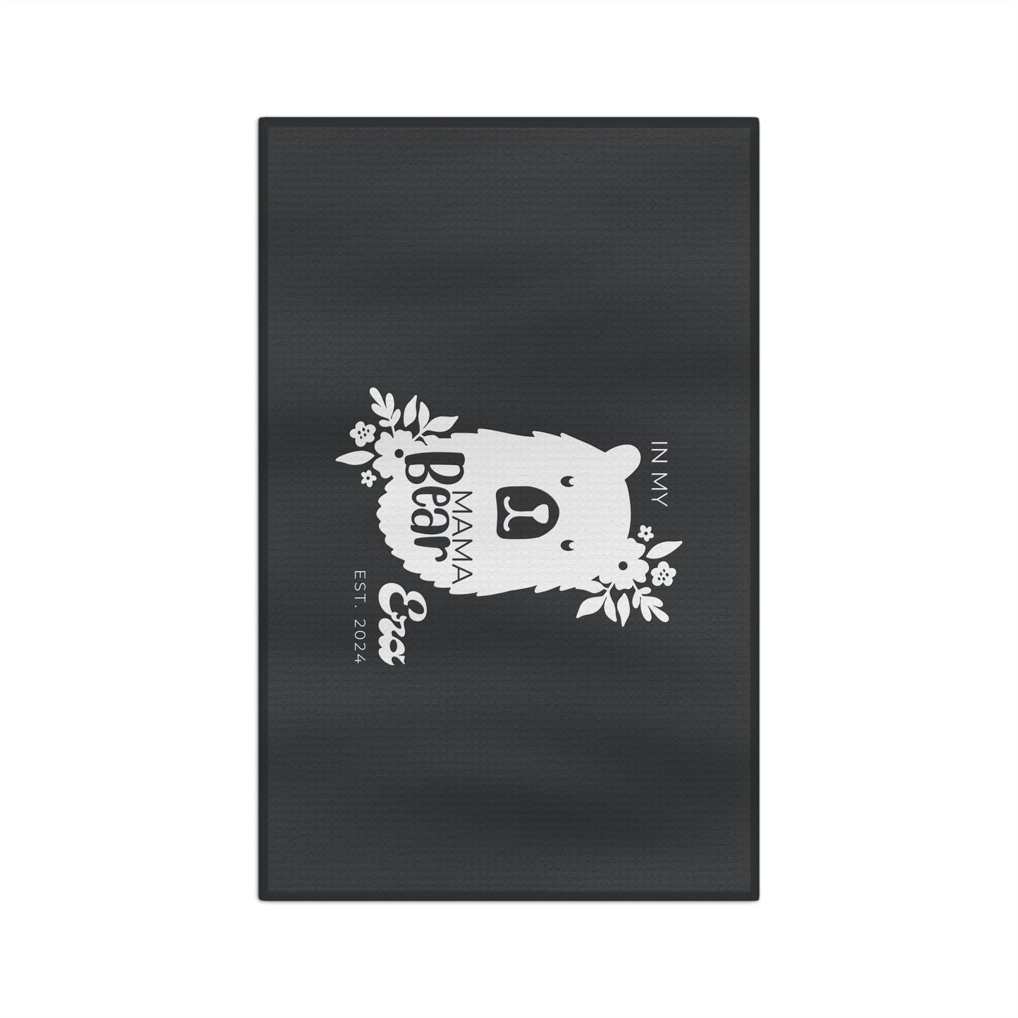 Personalized Mama Bear Kitchen Towel Grey, Custom Towel, Gift For Mom - HolidayShoppingFinds