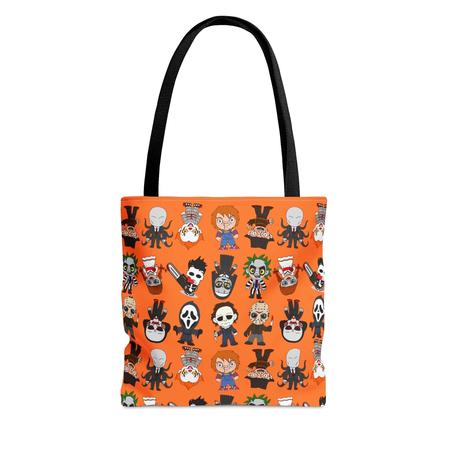 Halloween Killers Tote Bag, Horror Movie Villains Handbag, Horror Movie Fan Gift, Trick or Treat Orange Bag - HolidayShoppingFinds
