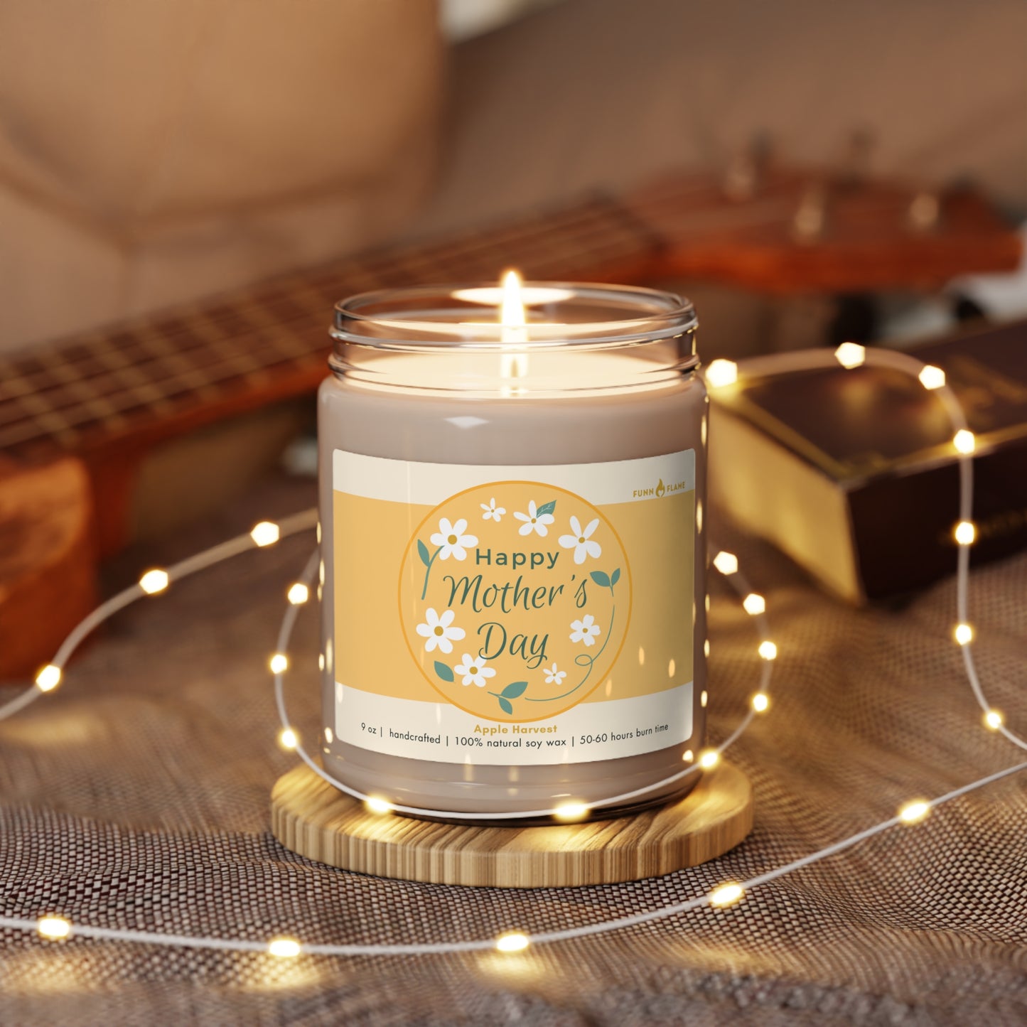 Happy Mother's Day Candle, Gift for Mom, 100% Vegan Soy Wax Scented Candle, Eco-Friendly Candle - HolidayShoppingFinds