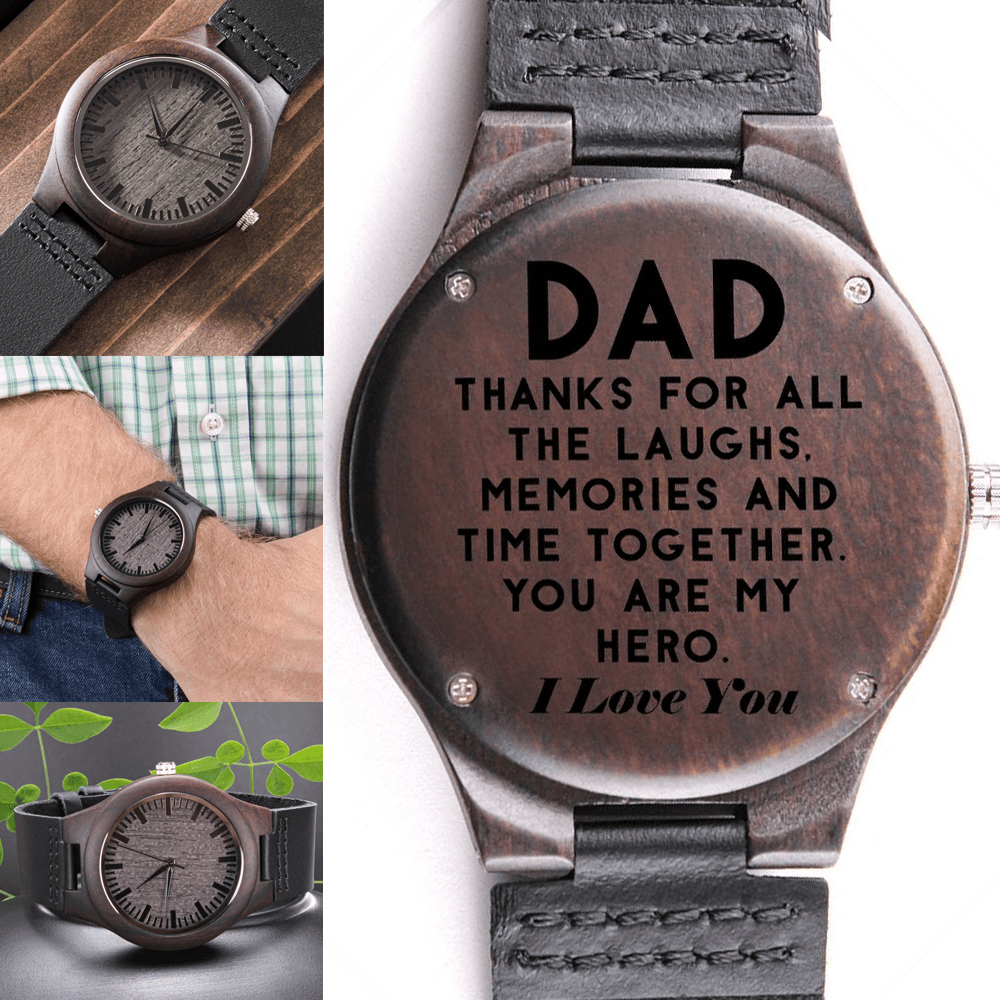 Father's day engraved watch discount