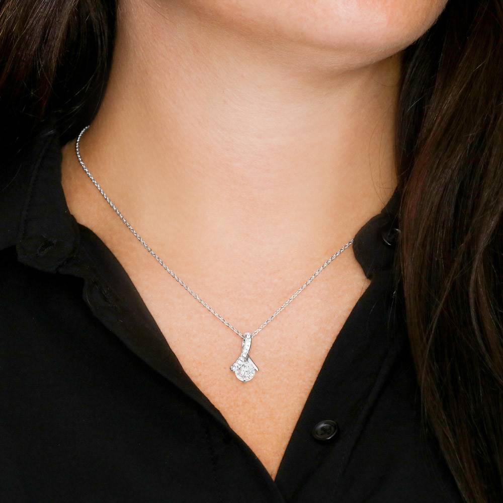 To A Wonderful Mother-In-Law Necklace Gift, Alluring Beauty Necklace - HolidayShoppingFinds