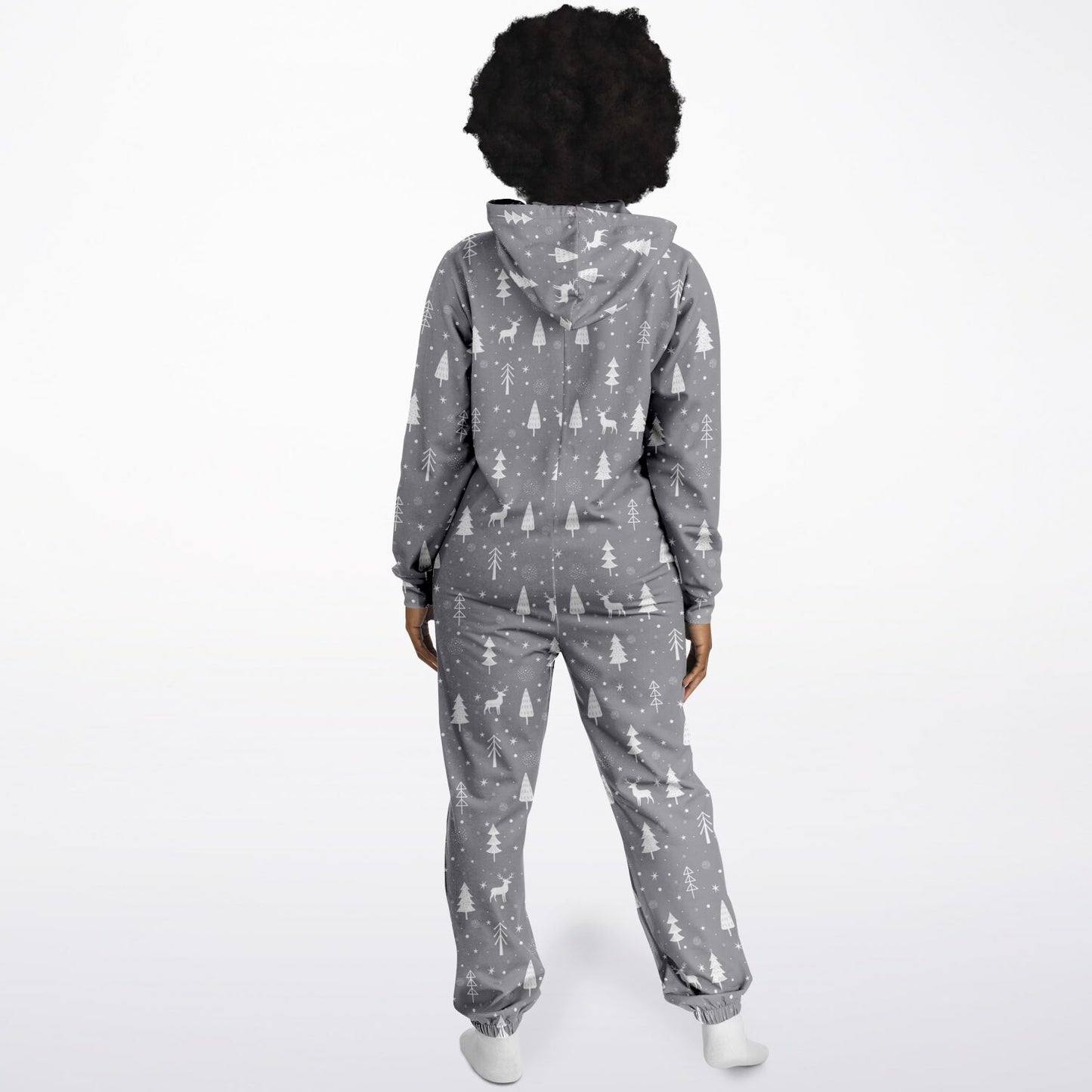 Gray Winter's Tale Jumpsuit Adult Onesie Gender-Neutral Athletic PJs - HolidayShoppingFinds