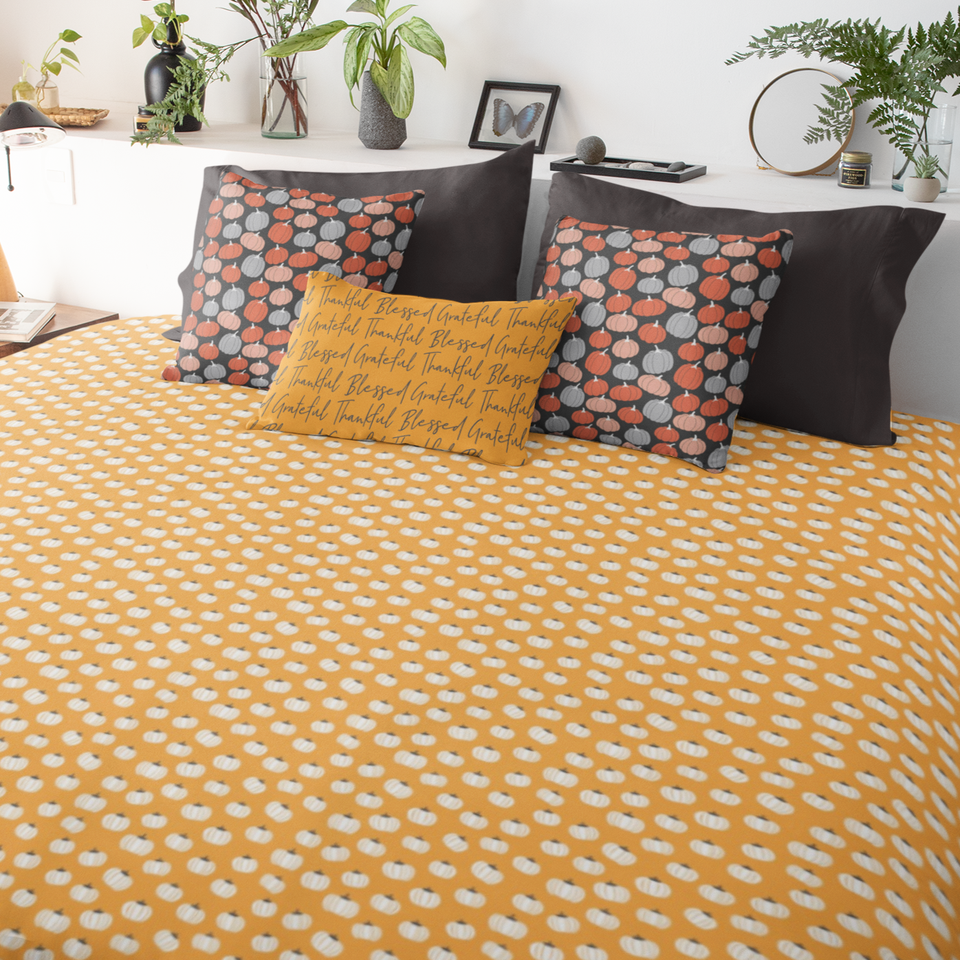 Spooky Bats Duvet Cover, Halloween Fall Winter Twin/Queen/King Duvet - HolidayShoppingFinds