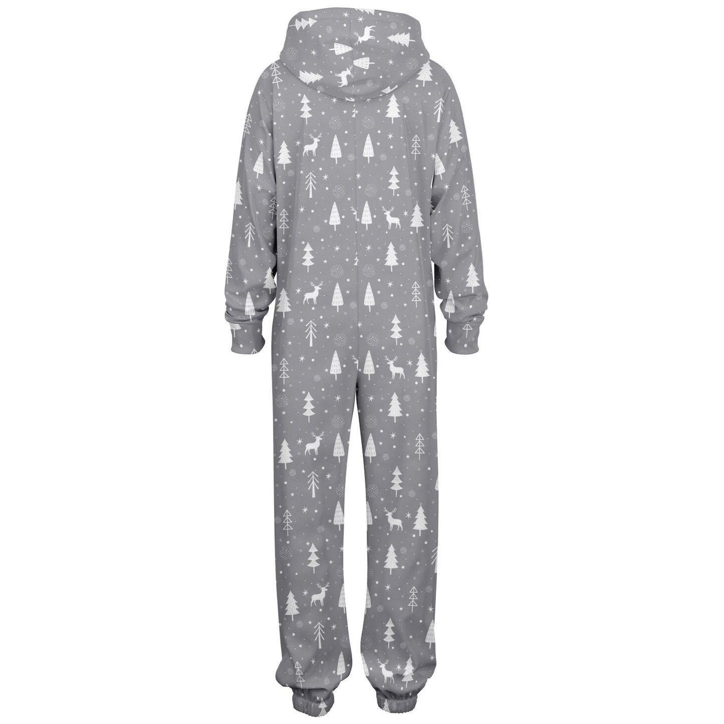 Gray Winter's Tale Jumpsuit Adult Onesie Gender-Neutral Athletic PJs - HolidayShoppingFinds