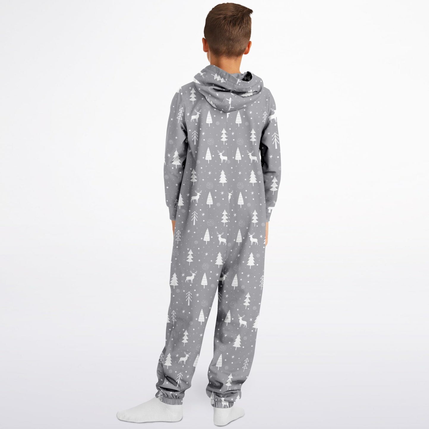 Gray Winter Teens Onesie: Boys & Girls Union Suit Athletic Jumpsuit - HolidayShoppingFinds