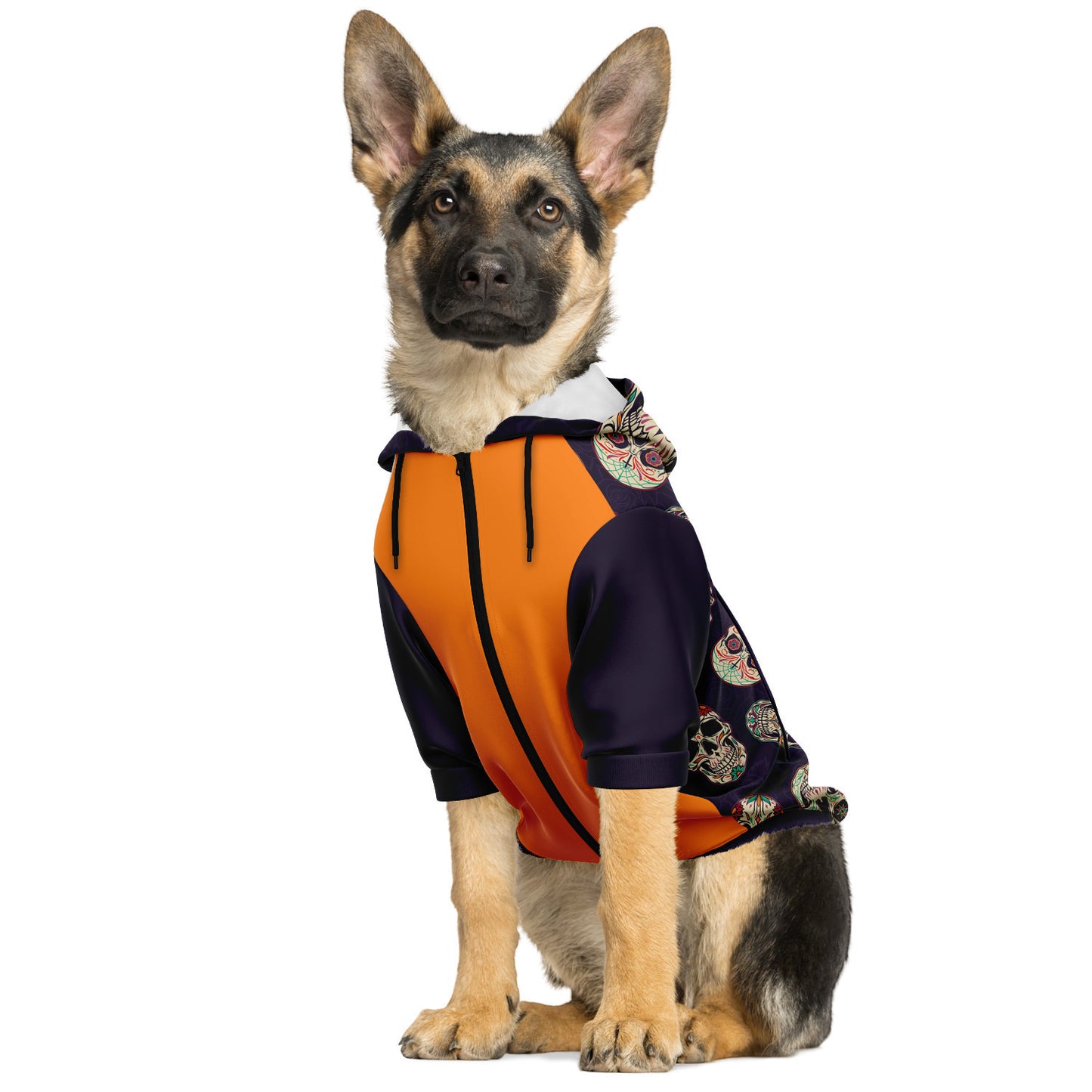 Skull Dog Hoodie, Halloween Pet Costume, Tail From The Crypt - HolidayShoppingFinds