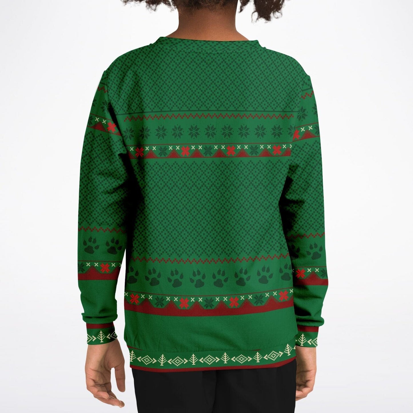 Shiba Inu Feliz Navidog Ugly Christmas Sweatshirt Kids Funny Sweater - HolidayShoppingFinds