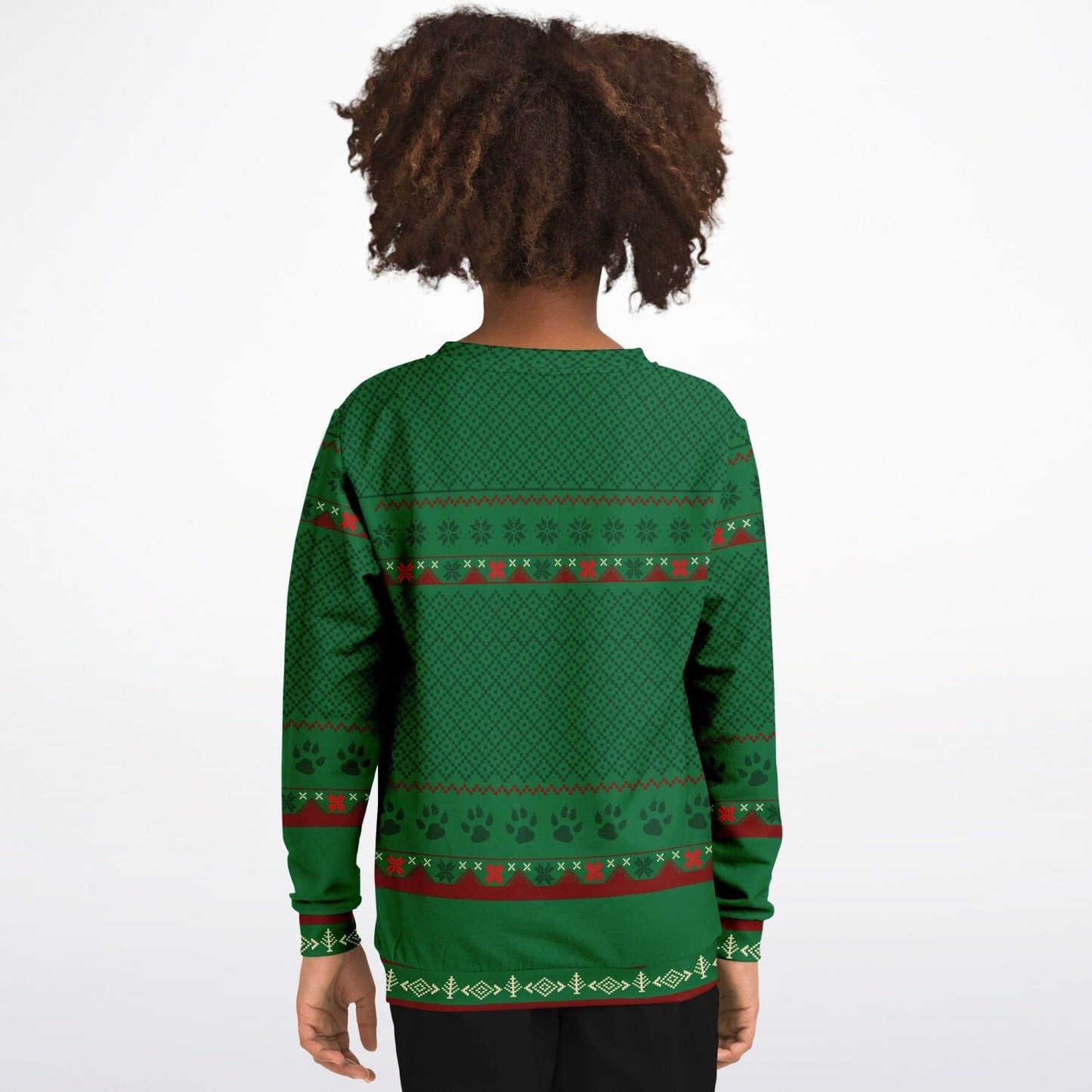 Shiba Inu Feliz Navidog Ugly Christmas Sweatshirt Kids Funny Sweater - HolidayShoppingFinds