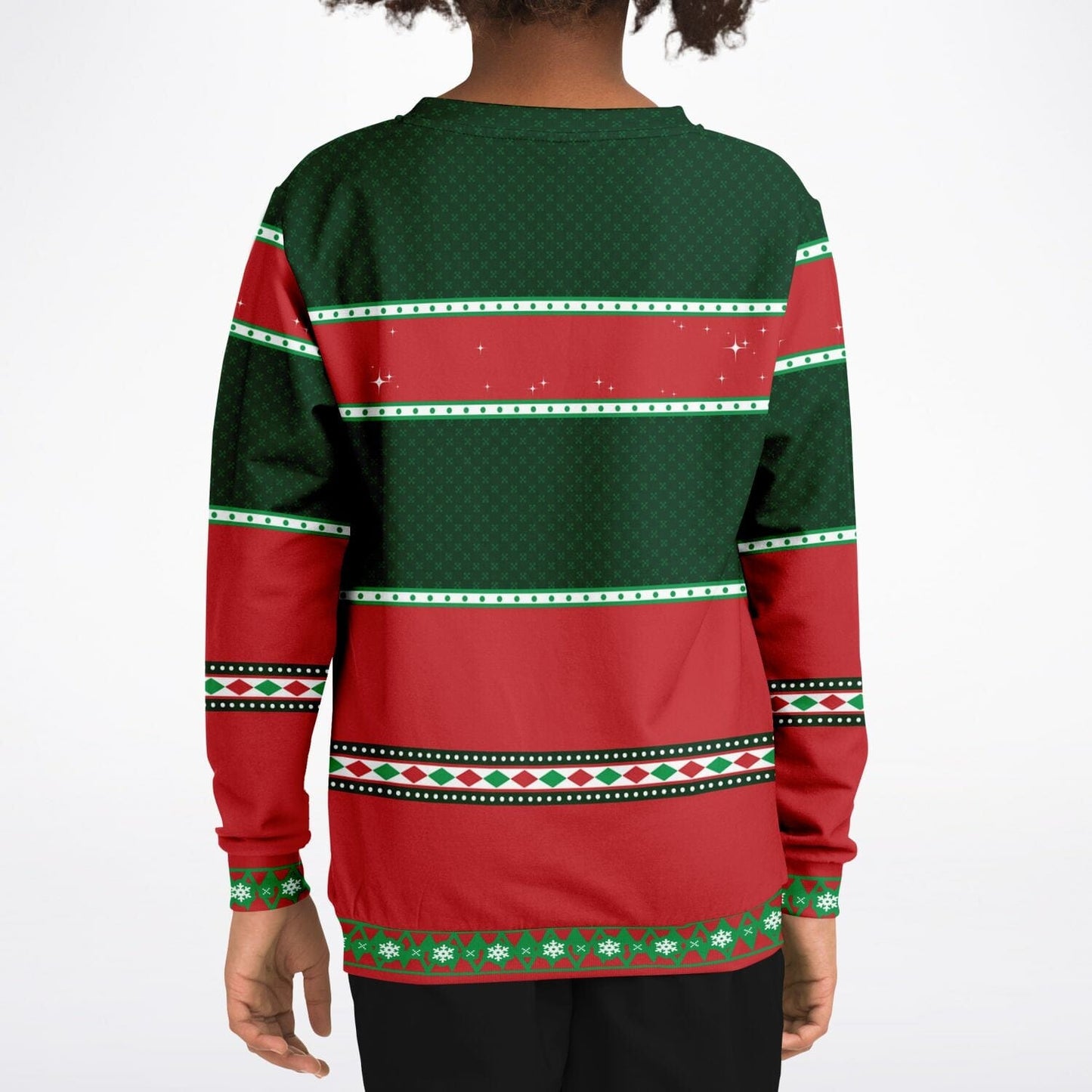 Naughty List Ugly Christmas Sweatshirt Funny Xmas Kids Unisex - HolidayShoppingFinds