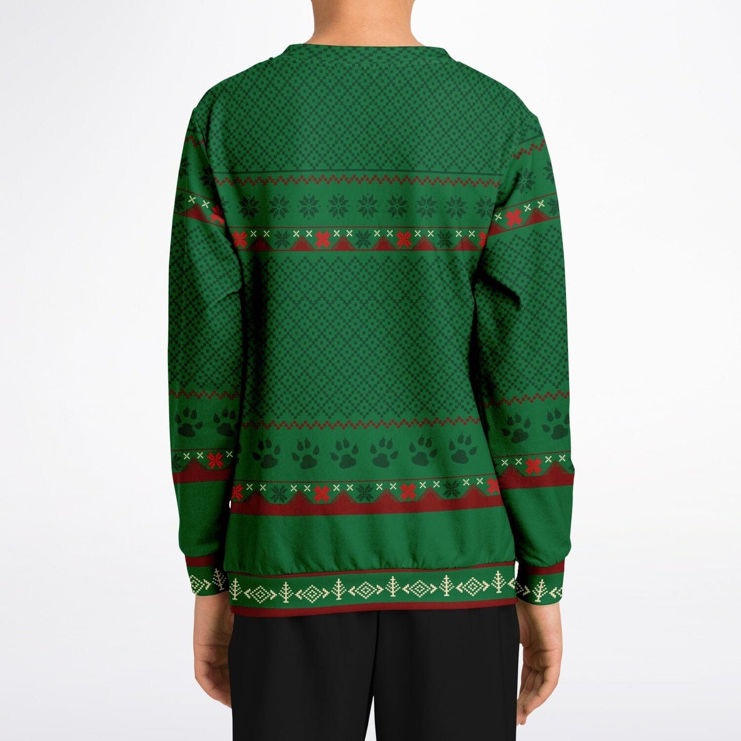 Shiba Inu Feliz Navidog Ugly Christmas Sweatshirt Kids Funny Sweater - HolidayShoppingFinds