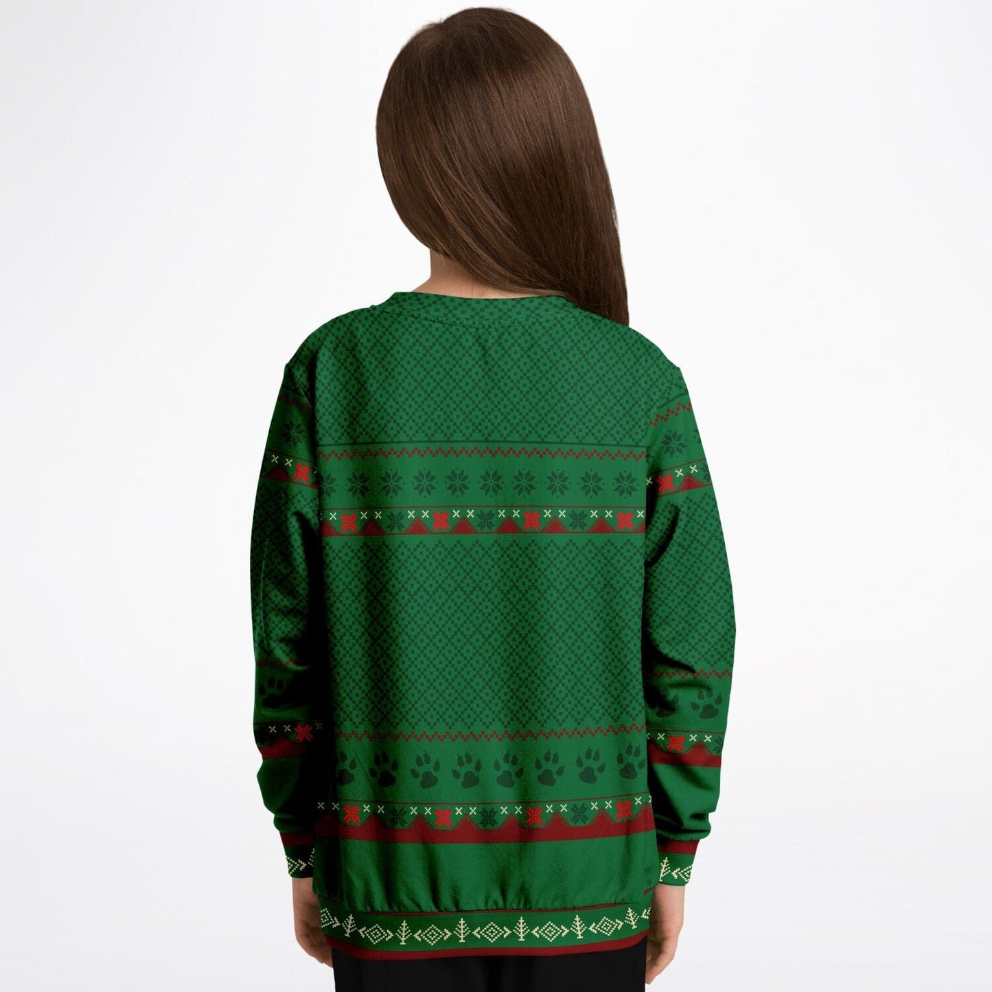 Shiba Inu Feliz Navidog Ugly Christmas Sweatshirt Kids Funny Sweater - HolidayShoppingFinds