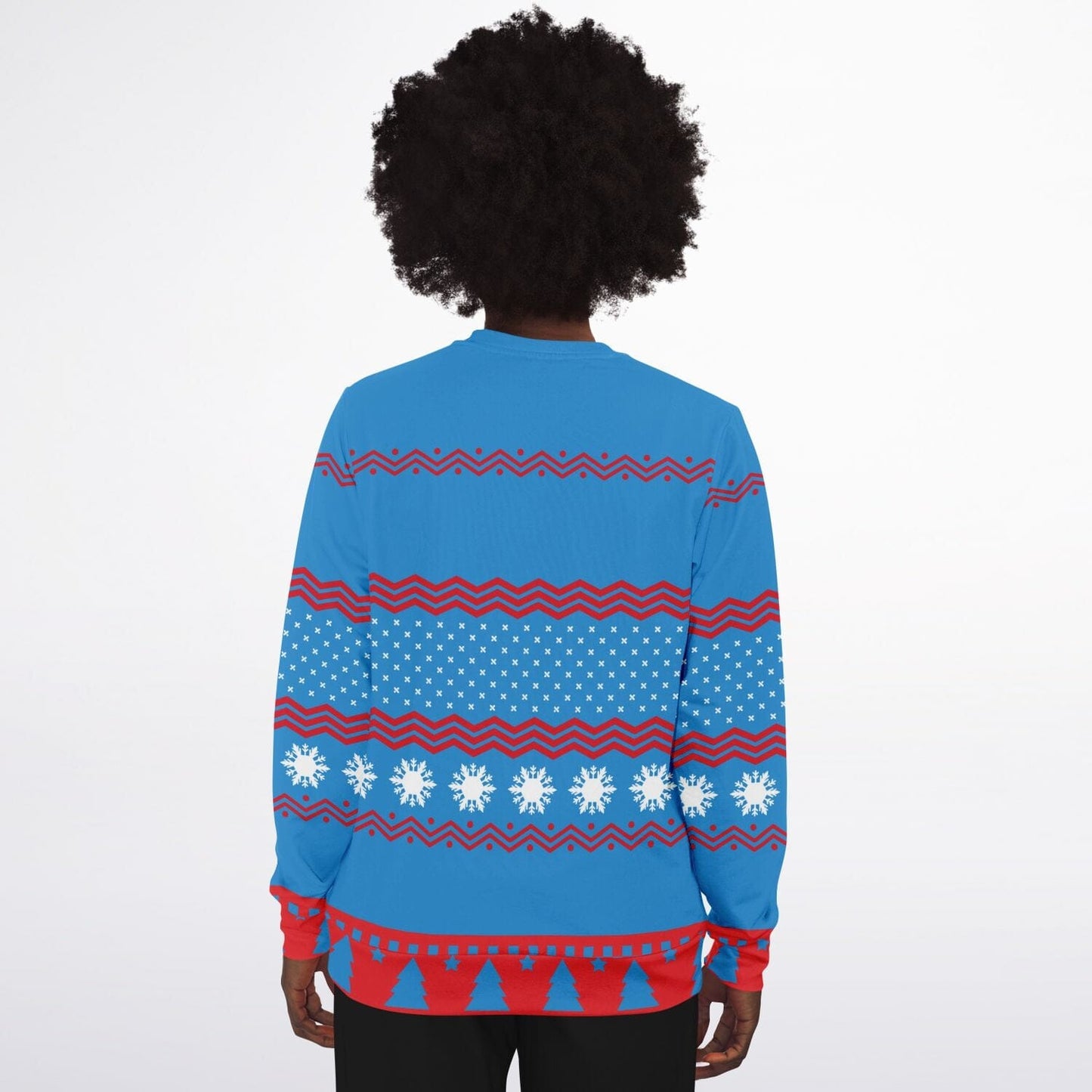 Meowy Christmas Ugly Sweatshirt for Cat Lovers Funny Sweater Unisex - HolidayShoppingFinds