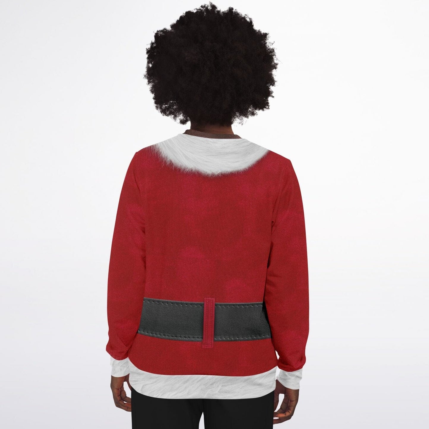 Fit Santa Ugly Christmas Sweatshirt Funny Xmas Mens Sweater - HolidayShoppingFinds