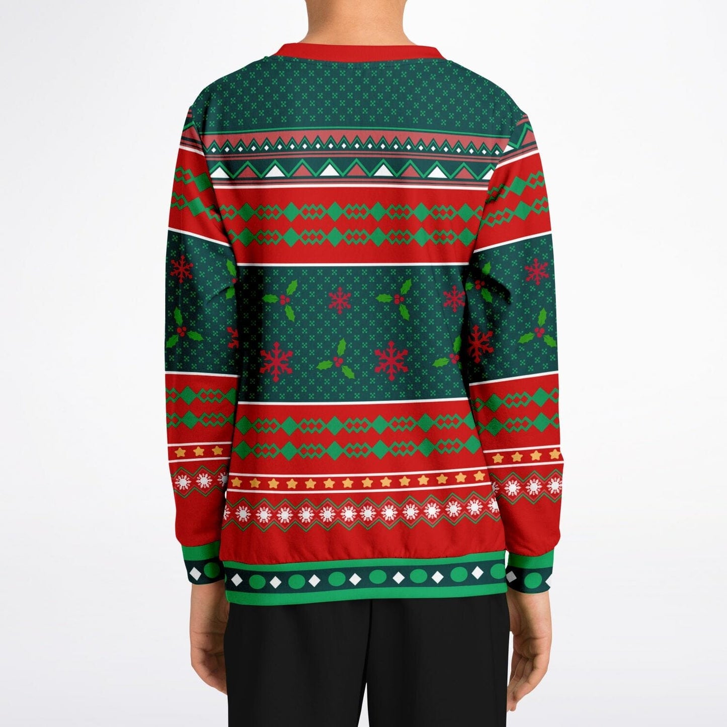 I put out for Santa Ugly Christmas Sweatshirt Funny Xmas Kids Unisex - HolidayShoppingFinds
