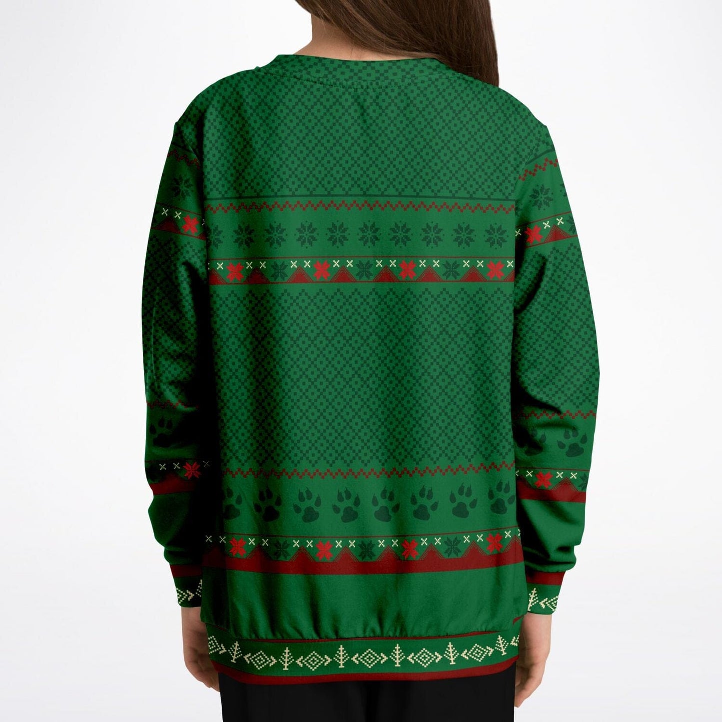 Shiba Inu Feliz Navidog Ugly Christmas Sweatshirt Kids Funny Sweater - HolidayShoppingFinds
