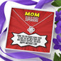 Mom You Are My Favorite Superhero Love Knot Necklace, Mothers Day Gift - HolidayShoppingFinds