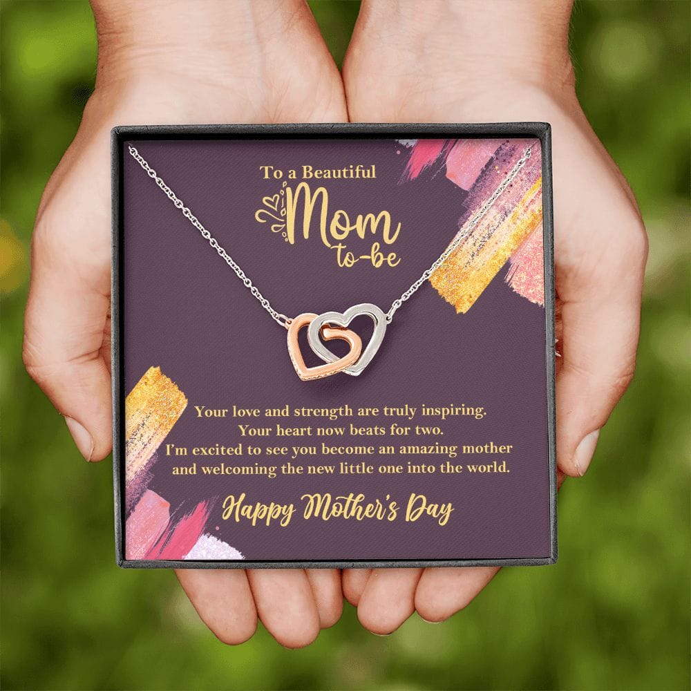 Expecting Mom-to-be Necklace, 1st Mothers Day Gift for Pregnant Mom - HolidayShoppingFinds