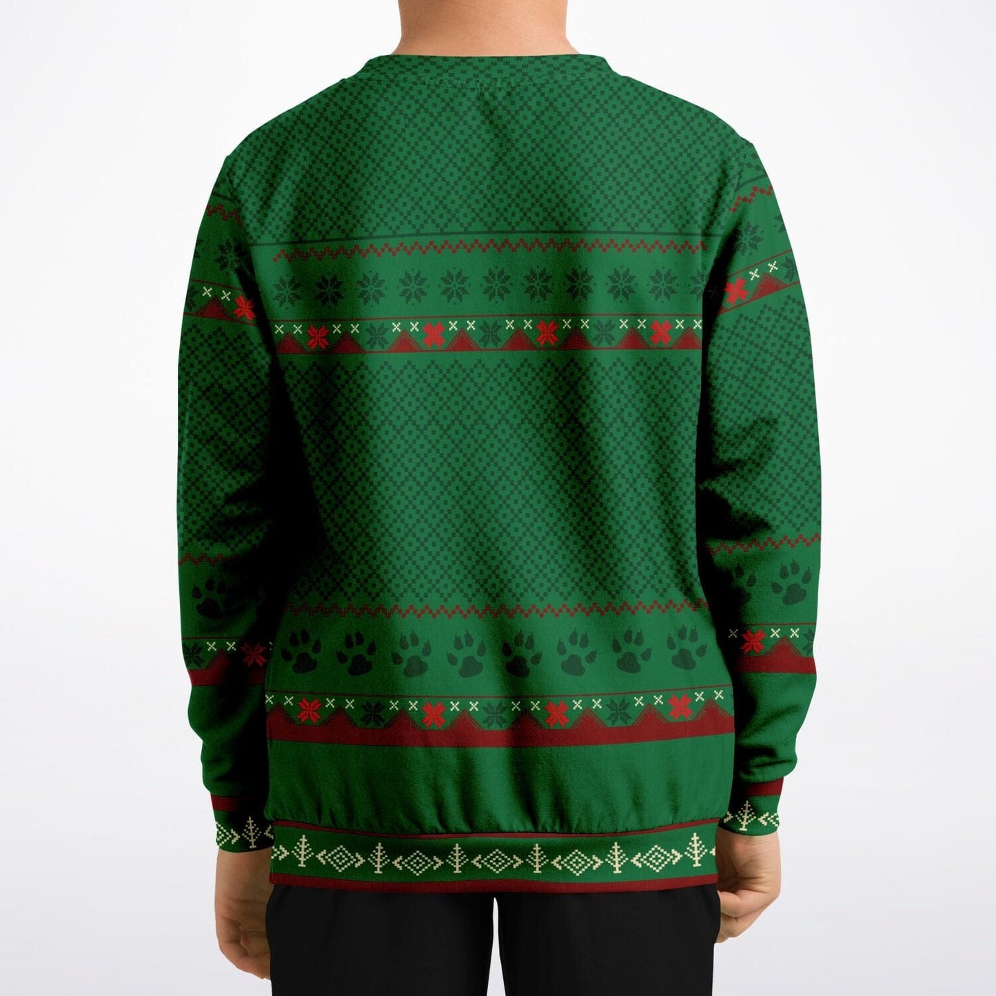 Shiba Inu Feliz Navidog Ugly Christmas Sweatshirt Kids Funny Sweater - HolidayShoppingFinds