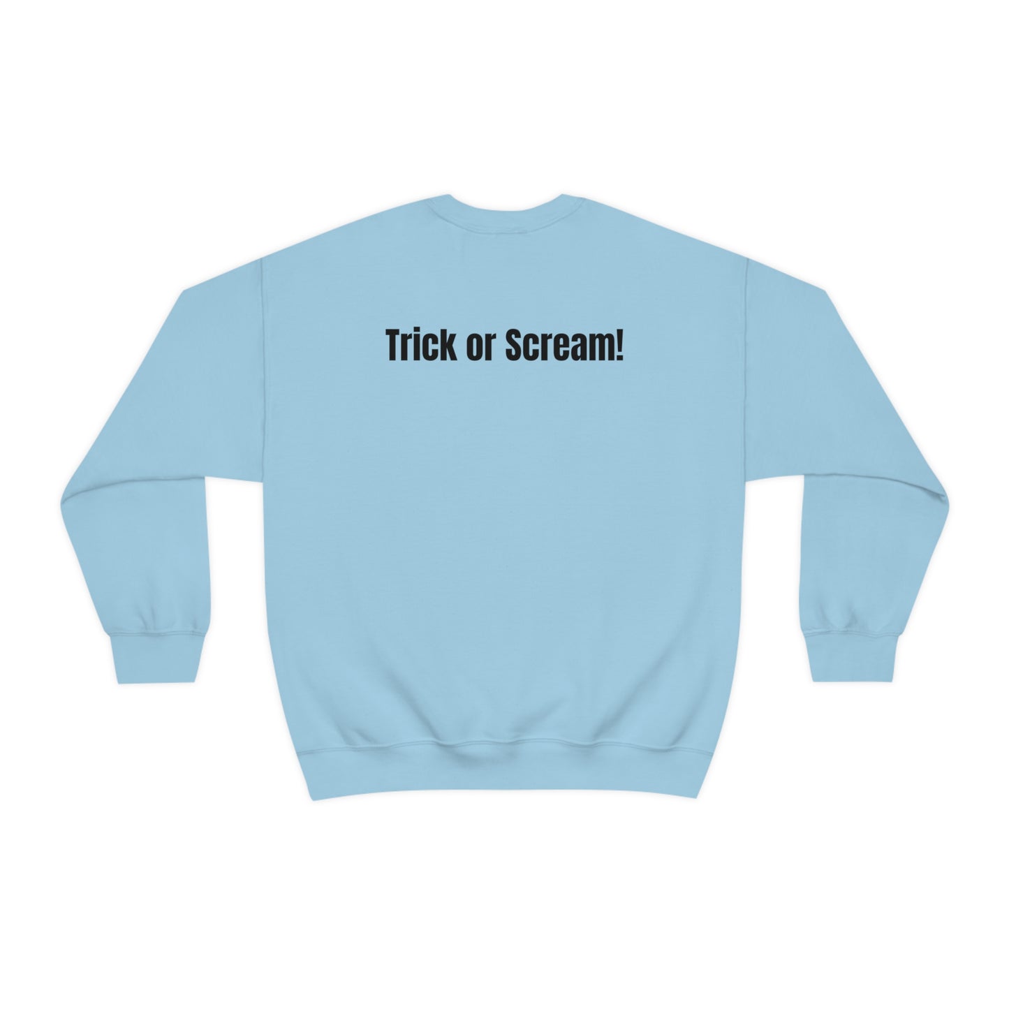 Ghostface Scream "Trick or Scream!" Halloween Unisex Sweatshirt Costume S-5XL    - HolidayShoppingFinds