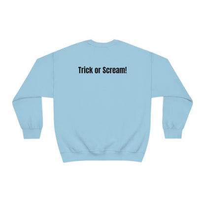 Ghostface Scream "Trick or Scream!" Halloween Unisex Sweatshirt Costume S-5XL    - HolidayShoppingFinds