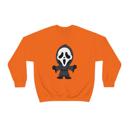 Ghostface Scream "Trick or Scream!" Halloween Unisex Sweatshirt Costume S-5XL S Orange  - HolidayShoppingFinds