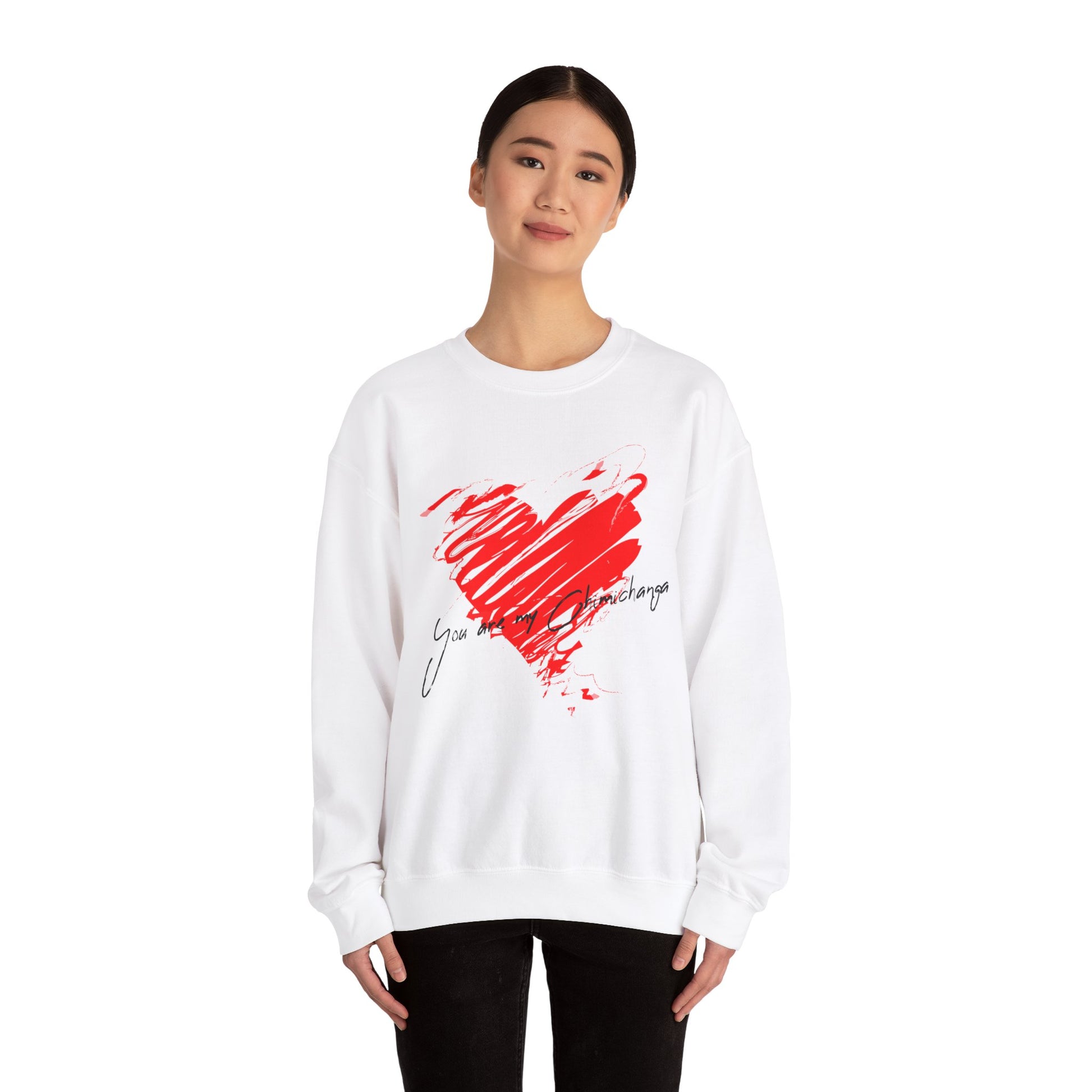 Red Heart Love You are my Chimichanga Sweatshirt, Valentines Sweatshirt XS-5XL, LatinX Sweater    - HolidayShoppingFinds