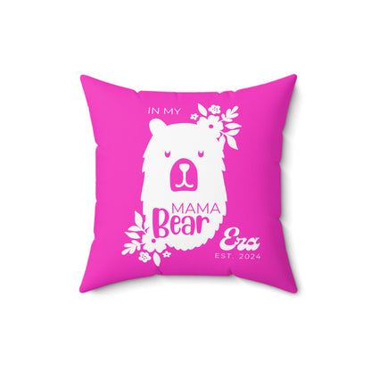 Personalized In My Mama Bear Era Pillow with Insert Pink Gift For Mom    - HolidayShoppingFinds