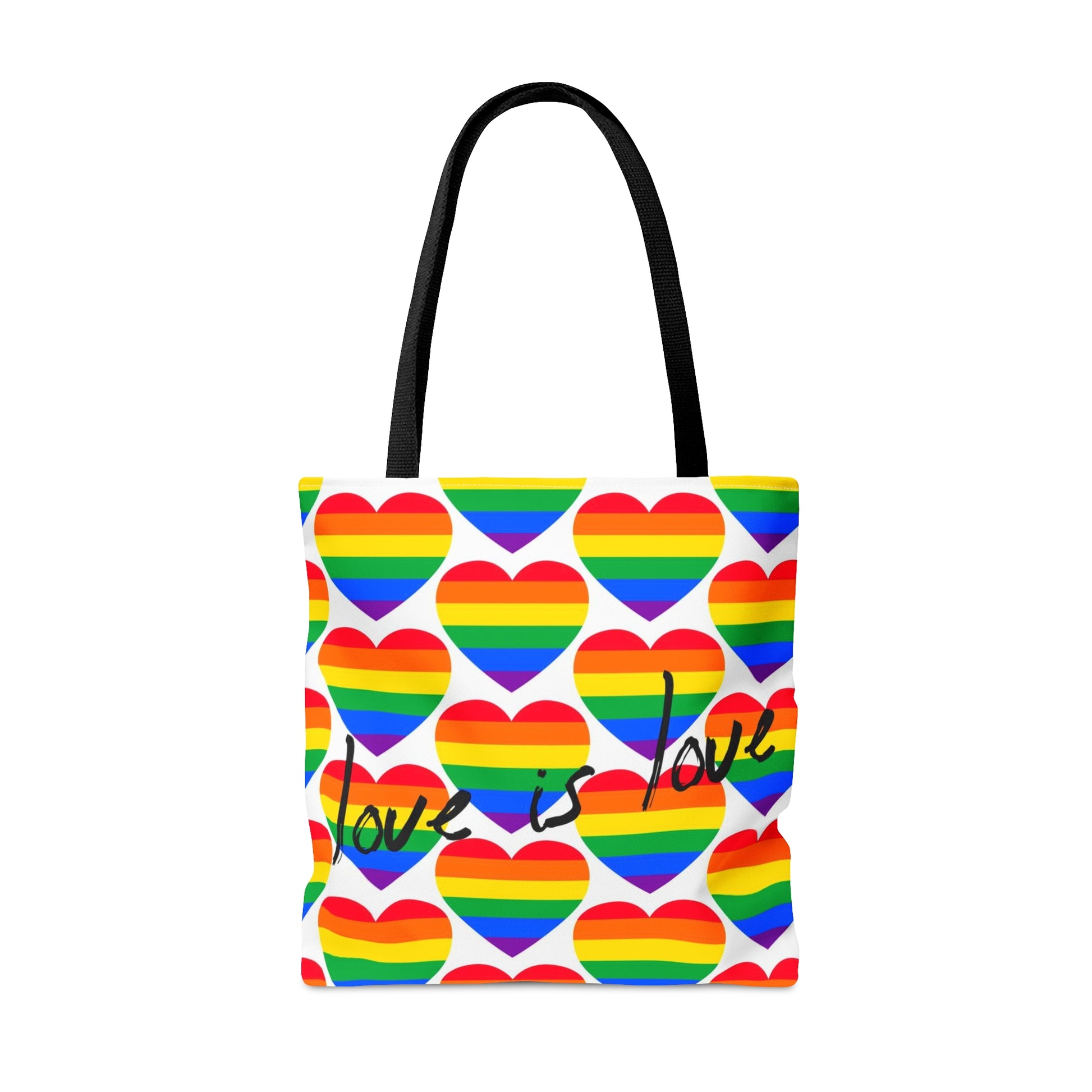 Love is Love Tote Bag, Pride LGBTQ+ Hand Tote Bag, Valentine's Day Gift    - HolidayShoppingFinds