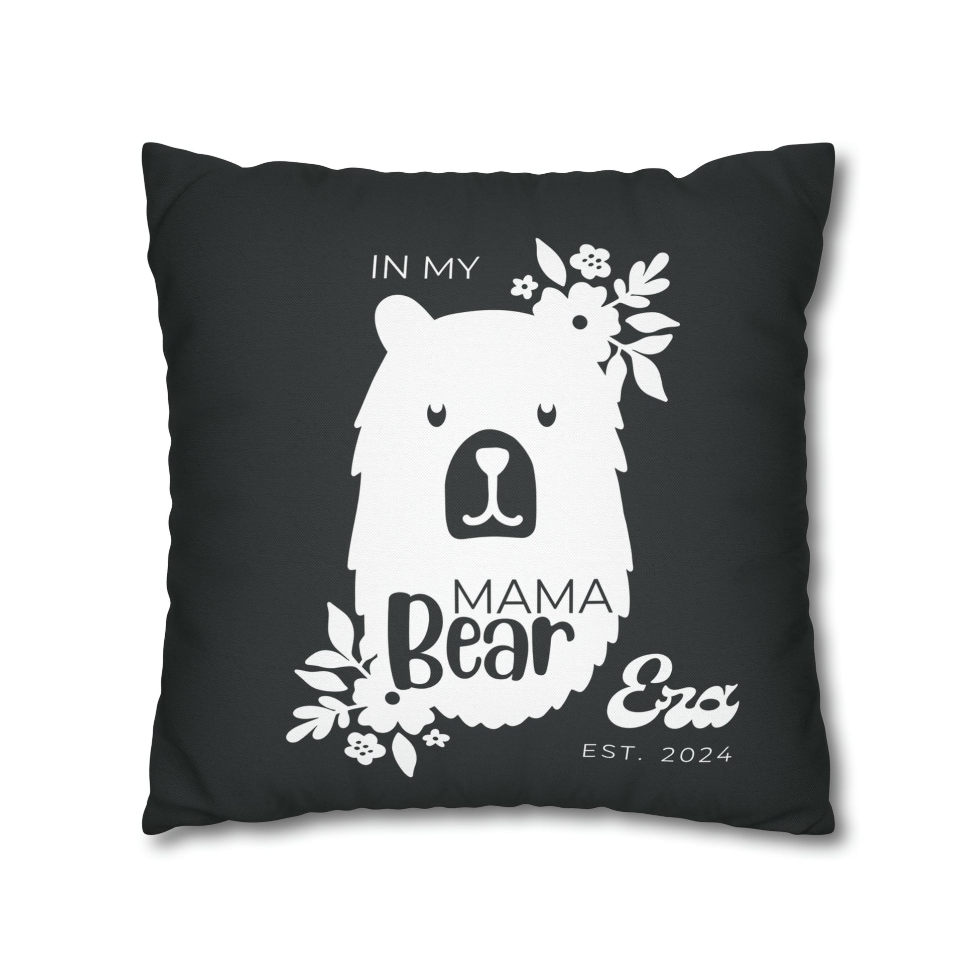 Personalized In My Mama Bear Era Pillowcase Gray, Gift For Mom    - HolidayShoppingFinds