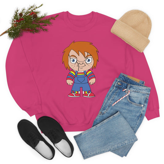 Chucky Wanna play? Halloween Unisex Sweatshirt Costume S-5XL S Heliconia  - HolidayShoppingFinds