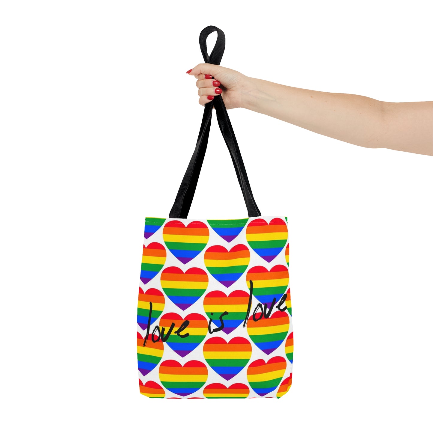 Love is Love Tote Bag, Pride LGBTQ+ Hand Tote Bag, Valentine's Day Gift    - HolidayShoppingFinds