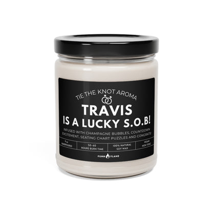 Lucky S.O.B. Candle Funny Bachelor Bachelorette Party Bridal Gift (B) 100% Vegan Soy Wax Candle Eco-Friendly Long-Lasting Candle White Sage + Lavender 9oz  - HolidayShoppingFinds