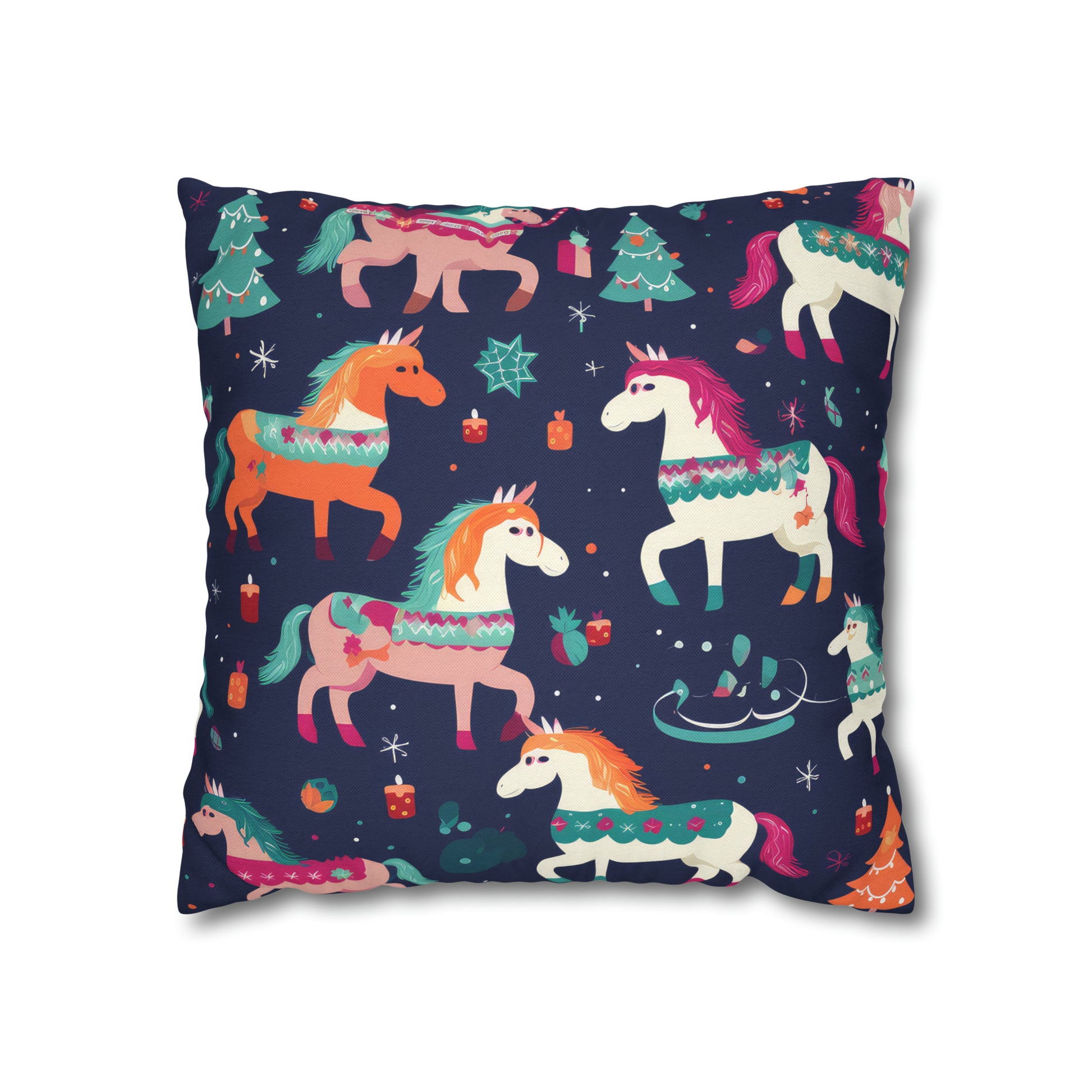 Magical Unicorn Pillowcase, Blue Accent Pillow Case Cover Cushion    - HolidayShoppingFinds