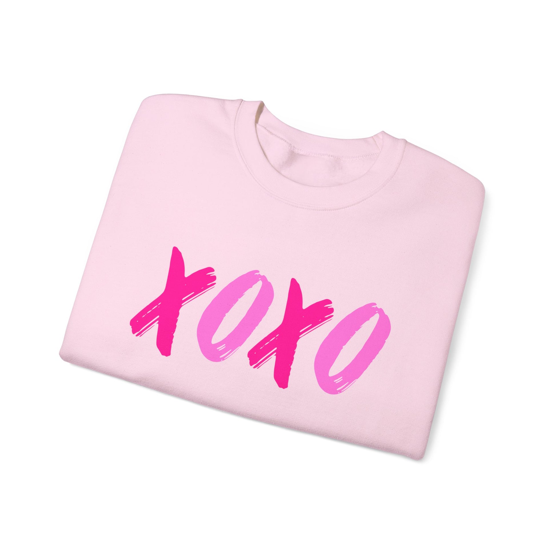 XOXO Valentine's Sweatshirt, Hug & Kisses Valentines Day Sweatershirt    - HolidayShoppingFinds