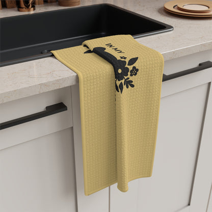 Personalized Mama Bear Kitchen Towel Grey, Custom Towel, Gift For Mom    - HolidayShoppingFinds