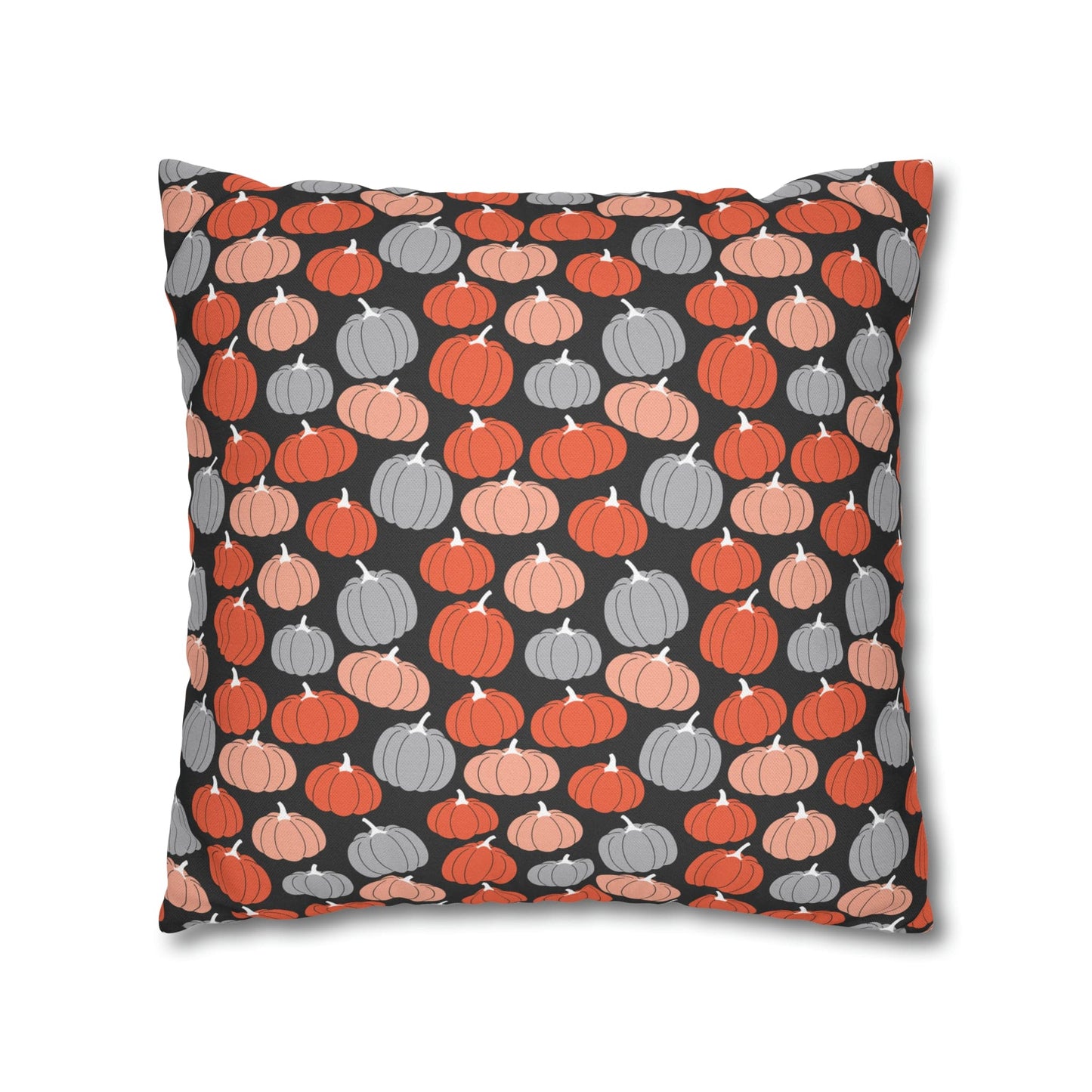 Pumpkins Square Pillow Case Throw Cover, Fall Accent Pillow    - HolidayShoppingFinds