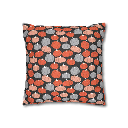 Pumpkins Square Pillow Case Throw Cover, Fall Accent Pillow    - HolidayShoppingFinds