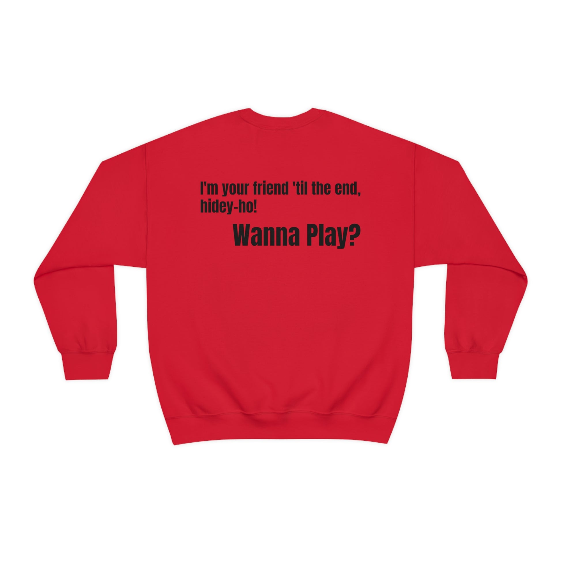 Chucky Wanna play? Halloween Unisex Sweatshirt Costume S-5XL    - HolidayShoppingFinds