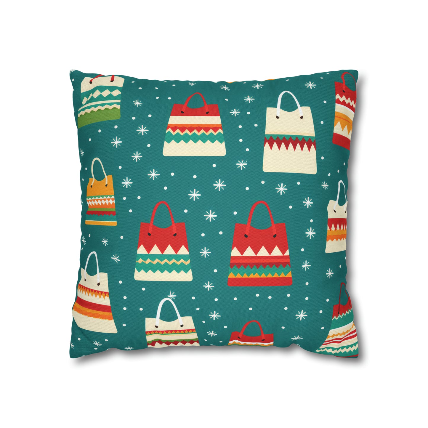 Holiday Shopaholic Gift Pillowcase, Add to Cart Pillow Case, Holiday Shopping Pillow Cover, Holiday Gift    - HolidayShoppingFinds