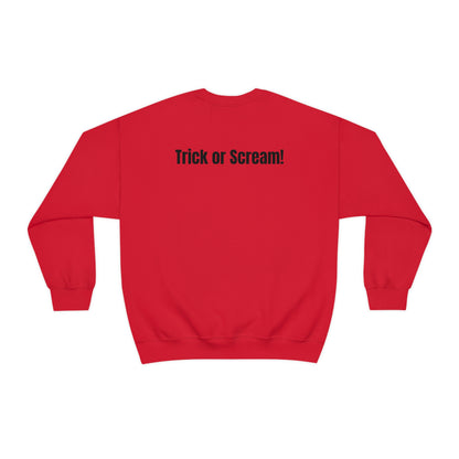 Ghostface Scream "Trick or Scream!" Halloween Unisex Sweatshirt Costume S-5XL    - HolidayShoppingFinds