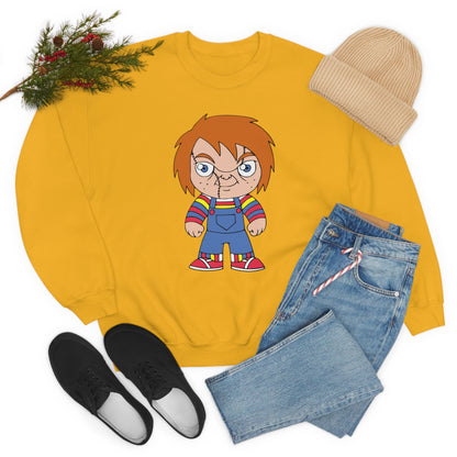 Chucky Wanna play? Halloween Unisex Sweatshirt Costume S-5XL S Gold  - HolidayShoppingFinds