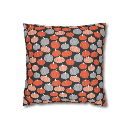 Pumpkins Square Pillow Case Throw Cover, Fall Accent Pillow    - HolidayShoppingFinds