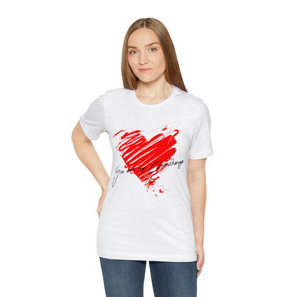 Red Heart Love You are my Chimichanga Valentines Unisex T-Shirt S- 3XL    - HolidayShoppingFinds