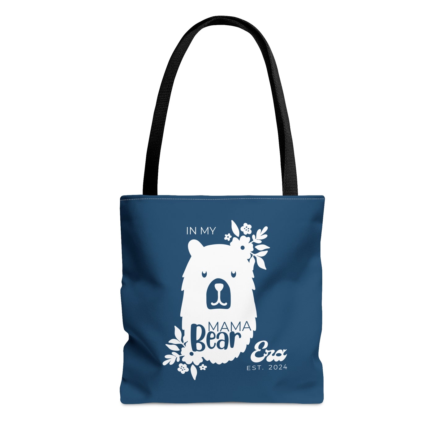 Personalized In My Mama Bear Era Tote Bag Blue, Gift For Mom Small   - HolidayShoppingFinds