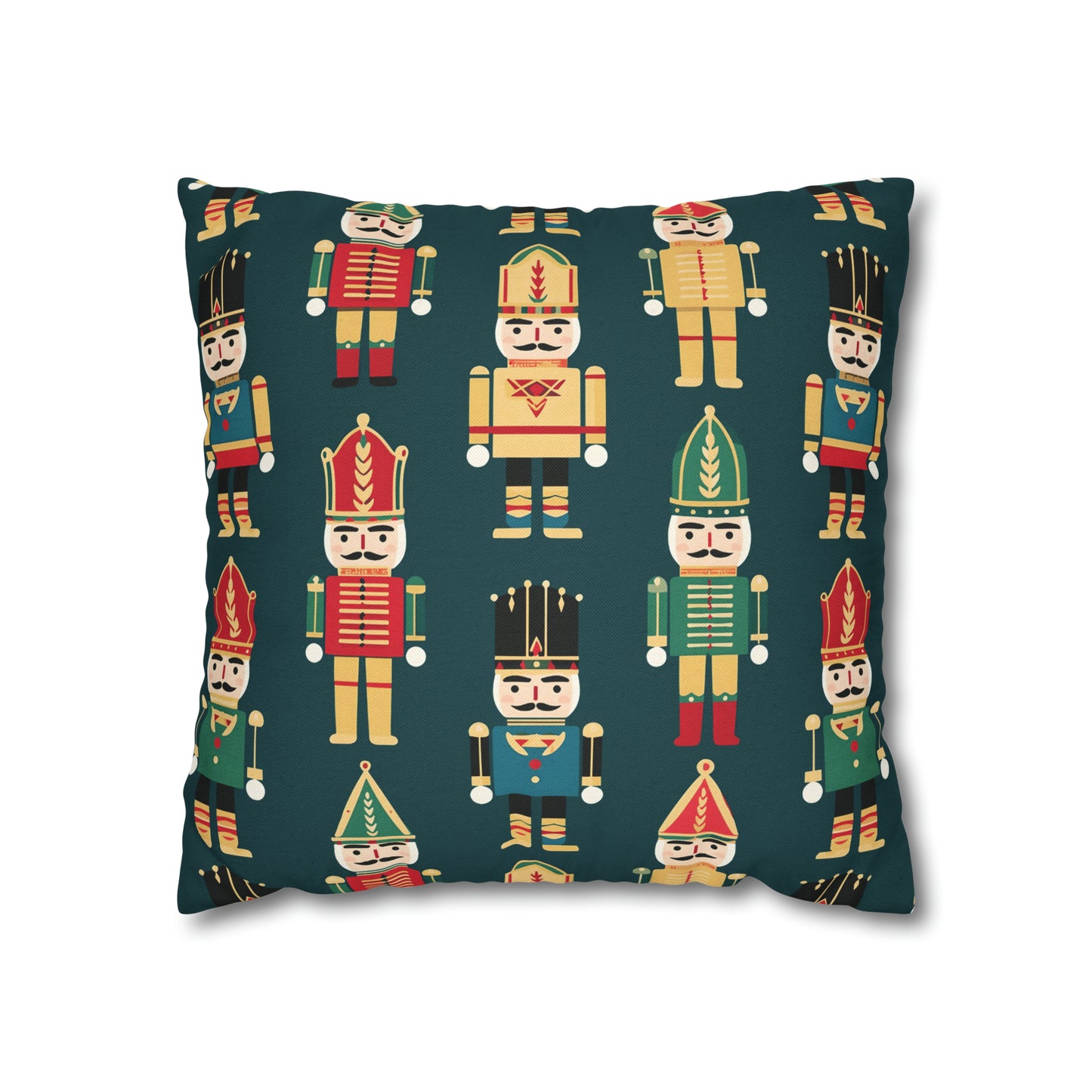 Christmas Nutcrackers Pillowcase, Holiday Accent Green Pillow Case, Nutcracker Pillow Cover, Holiday Gift    - HolidayShoppingFinds