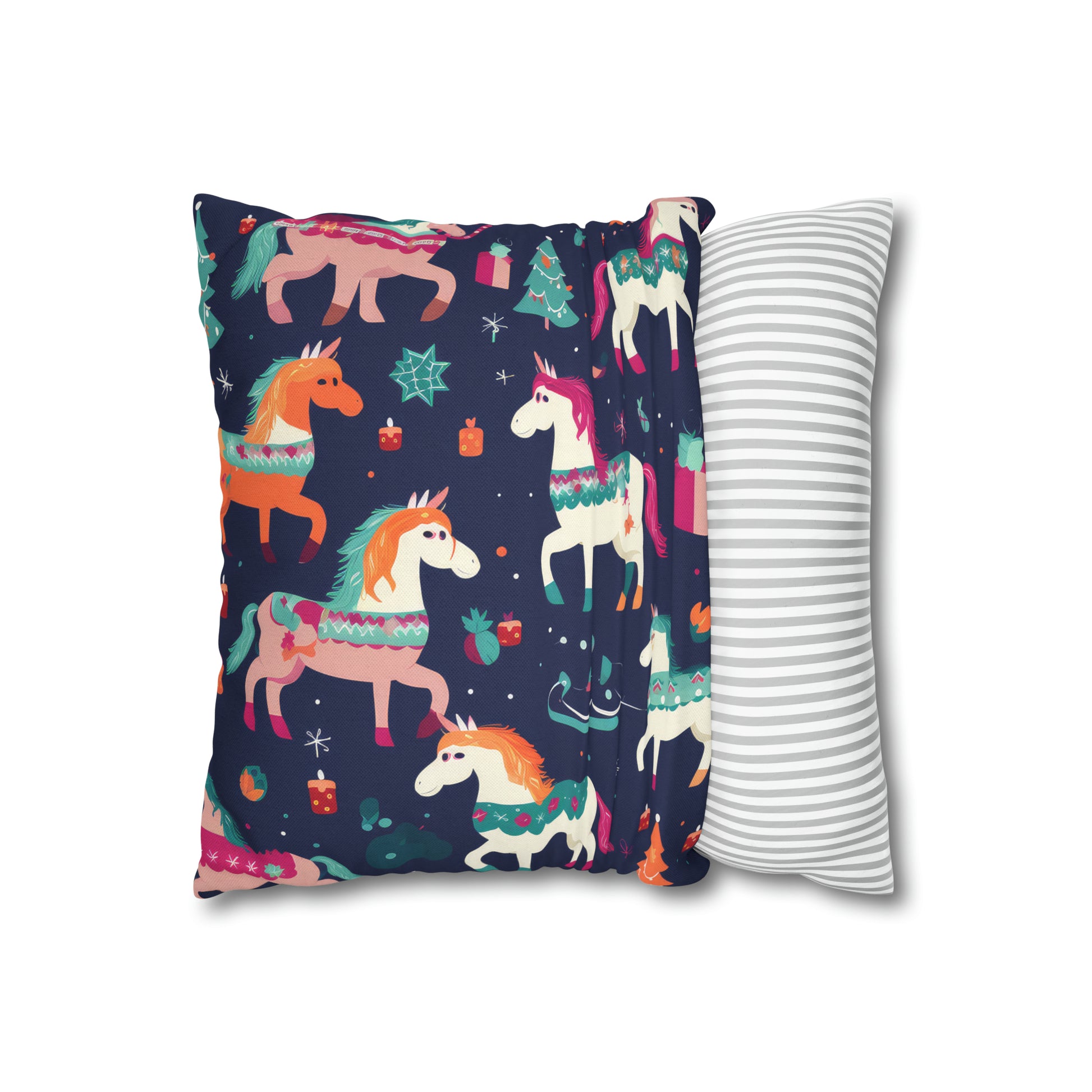 Magical Unicorn Pillowcase, Blue Accent Pillow Case Cover Cushion    - HolidayShoppingFinds