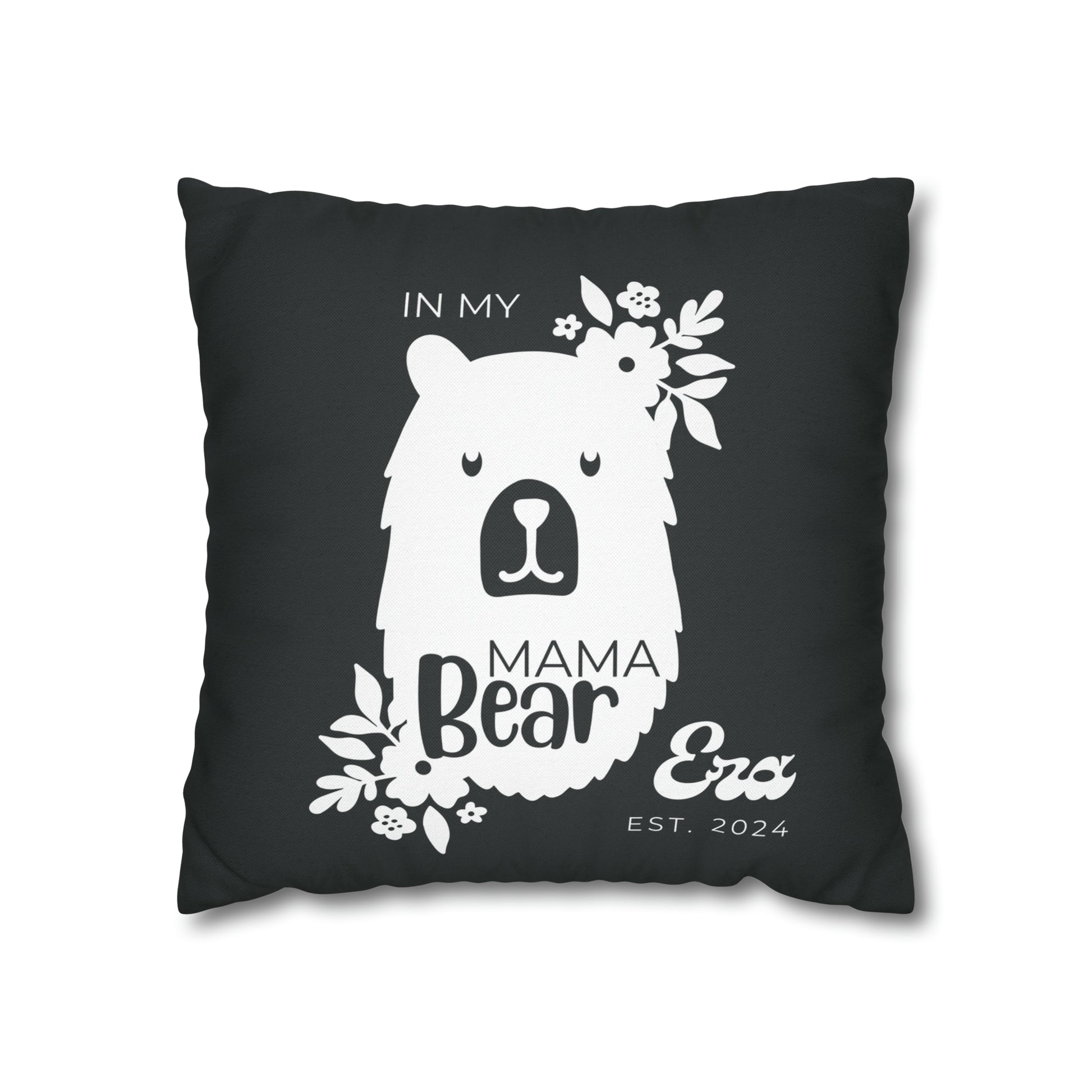 Personalized In My Mama Bear Era Pillowcase Gray, Gift For Mom    - HolidayShoppingFinds