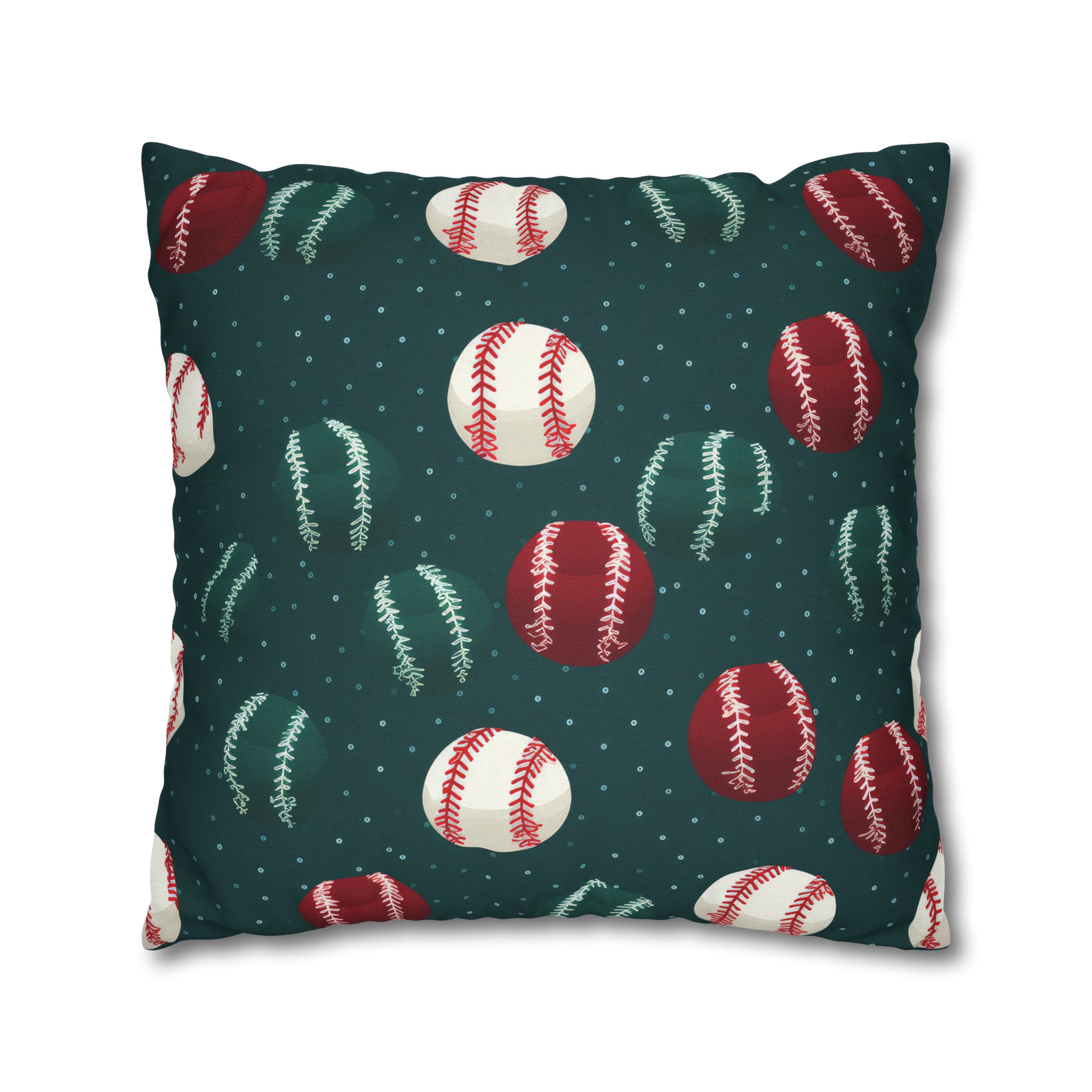 Baseball Green Pillowcase Cushion Cover Accent Pillow Case Cover    - HolidayShoppingFinds